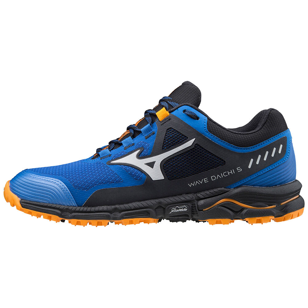 Mens Mizuno Wave Daichi 5 Trail Running Shoes Blue/ Orange Philippines (NDWKTY827)